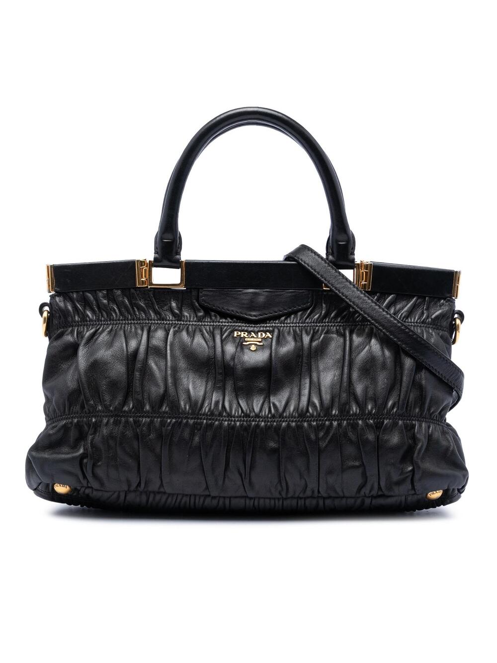 Prada Nappa Gaufre Satchel Pre-Loved #282759P70B